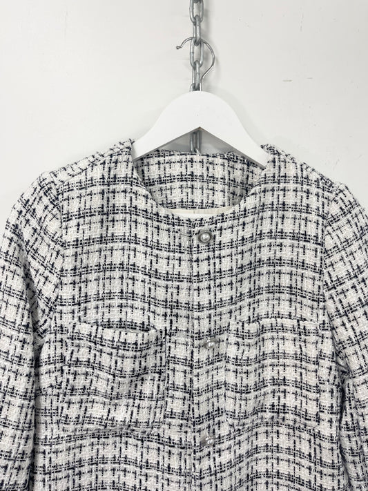 NEXT UK|  Boucle Check Jacket