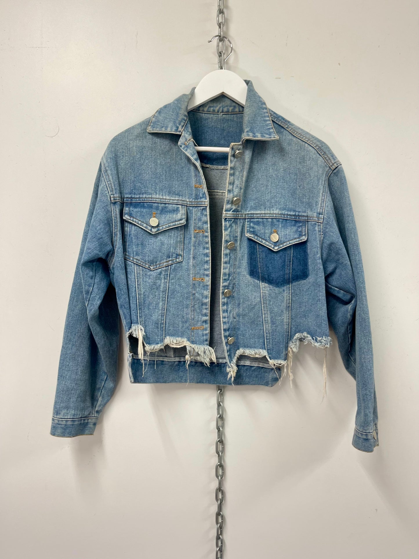 | Crop Denim Jacket