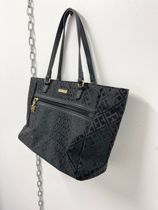 TOMMY HILFIGER | Black Logo Tote Bag