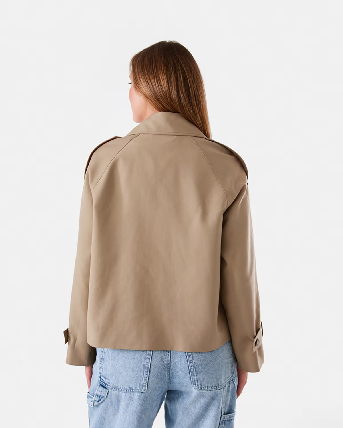 KMART  | Crop Trench Coat