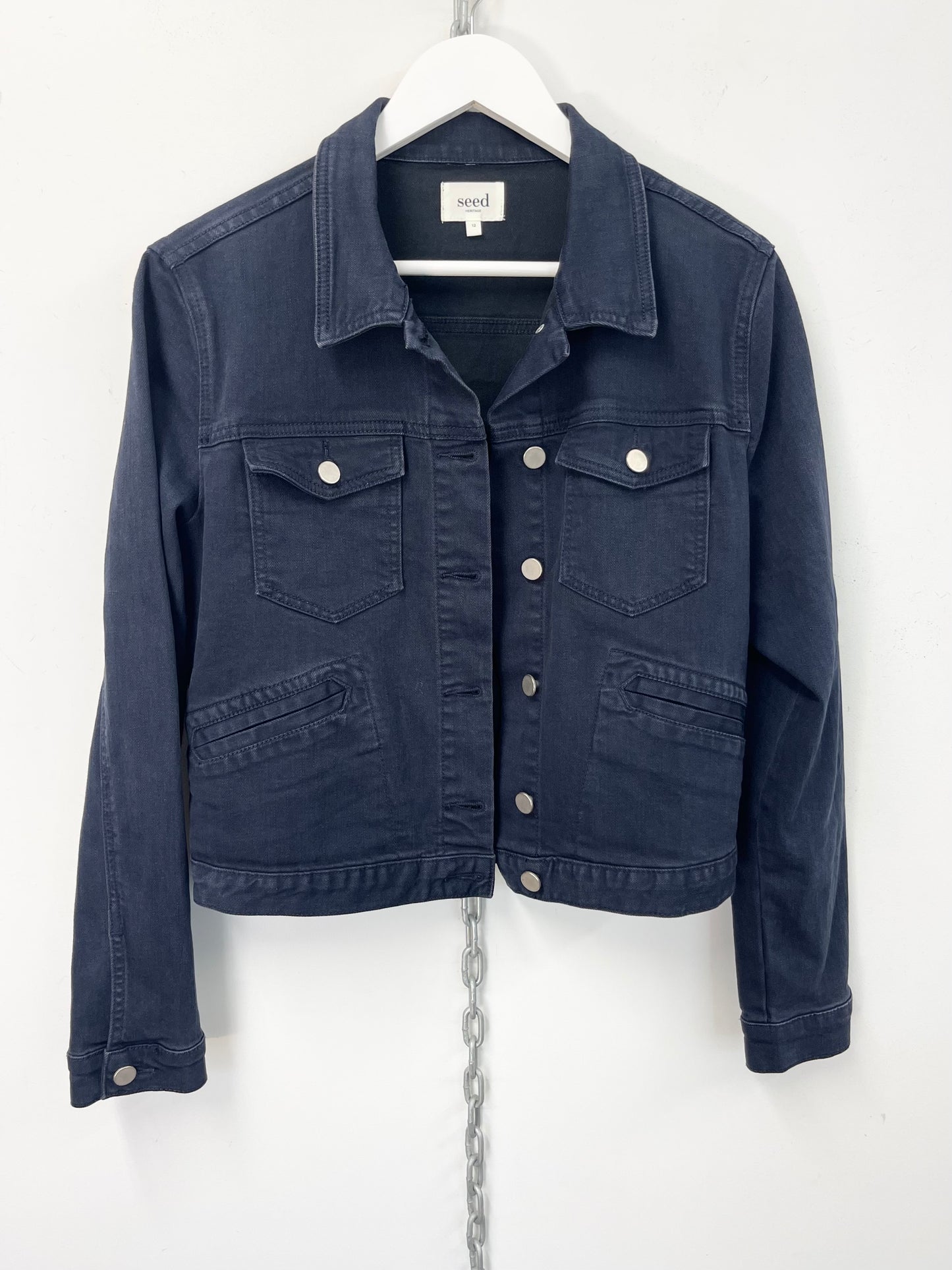 SEED | Dark Blue Denim Jacket