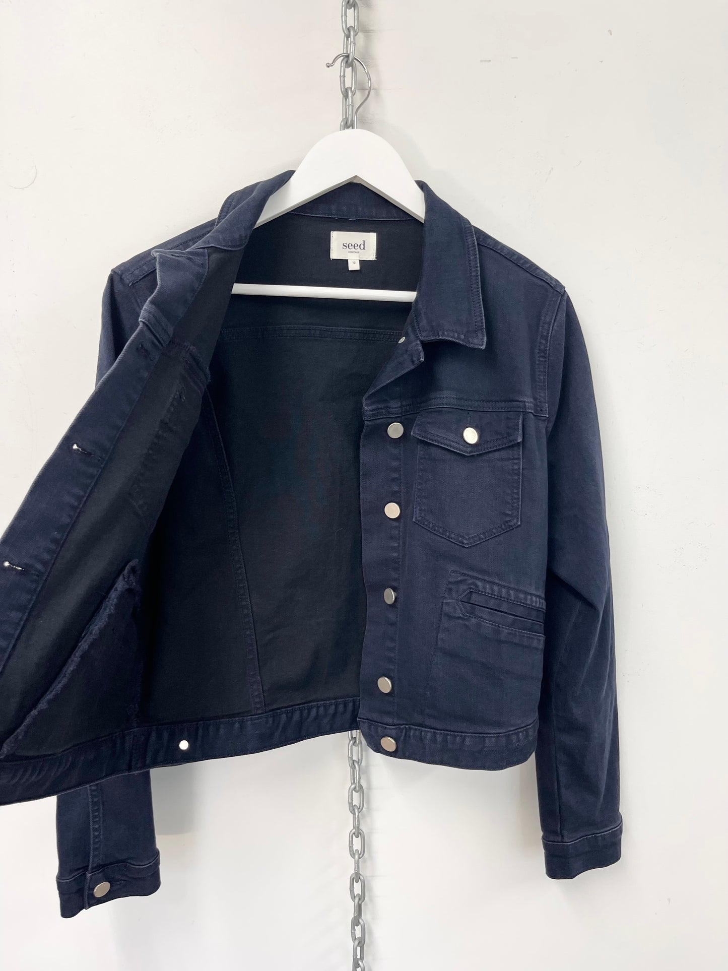 SEED | Dark Blue Denim Jacket