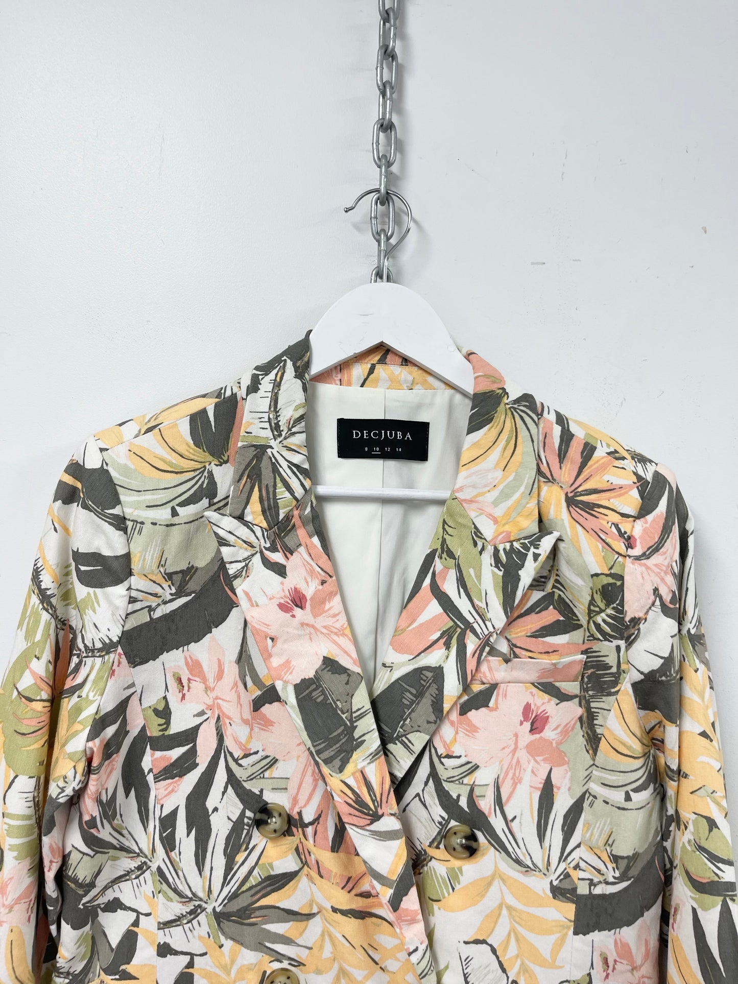 DECJUBA | Printed Boyfriend Blazer