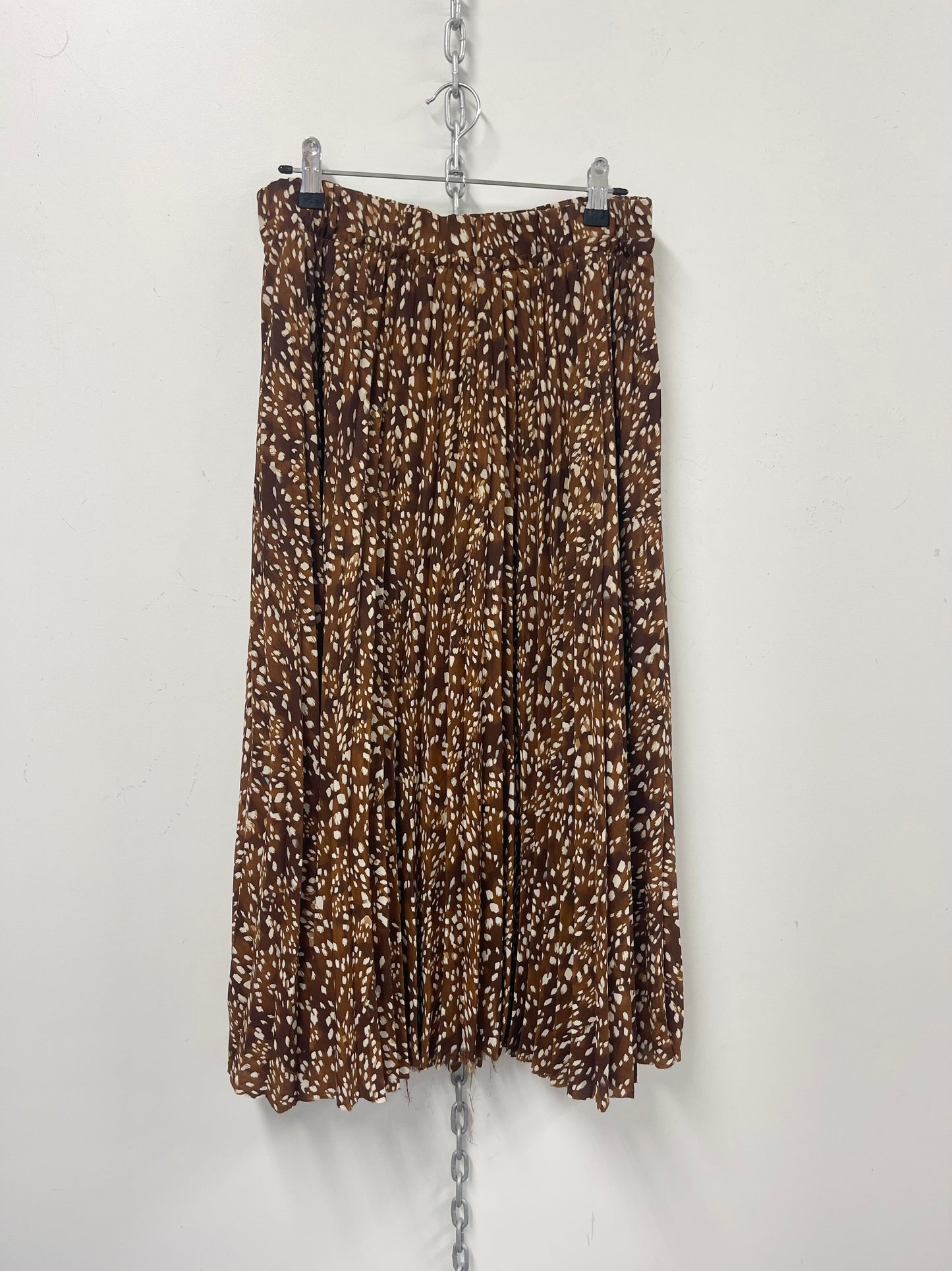 COUNTRY ROAD | Chestnut Print Pleat Skirt