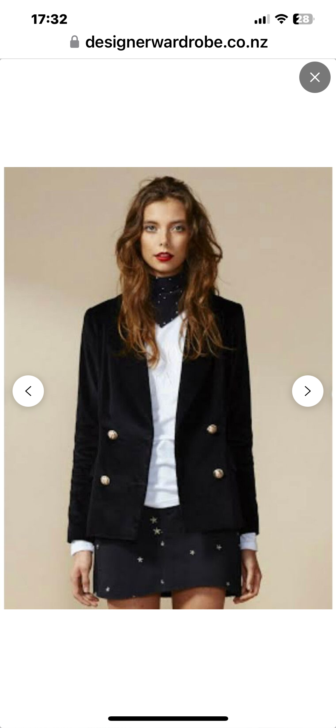 RUBY | Black Velvet Blazer