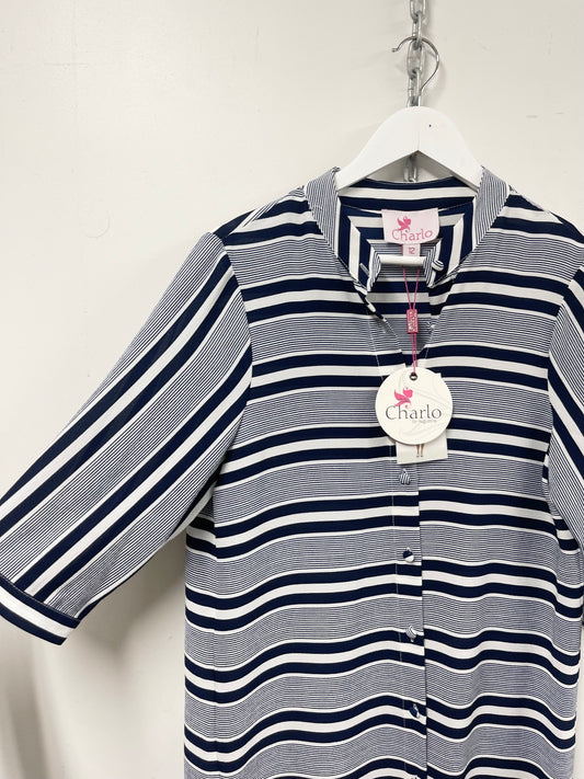 CHARLO | Nautical Shirt Dress