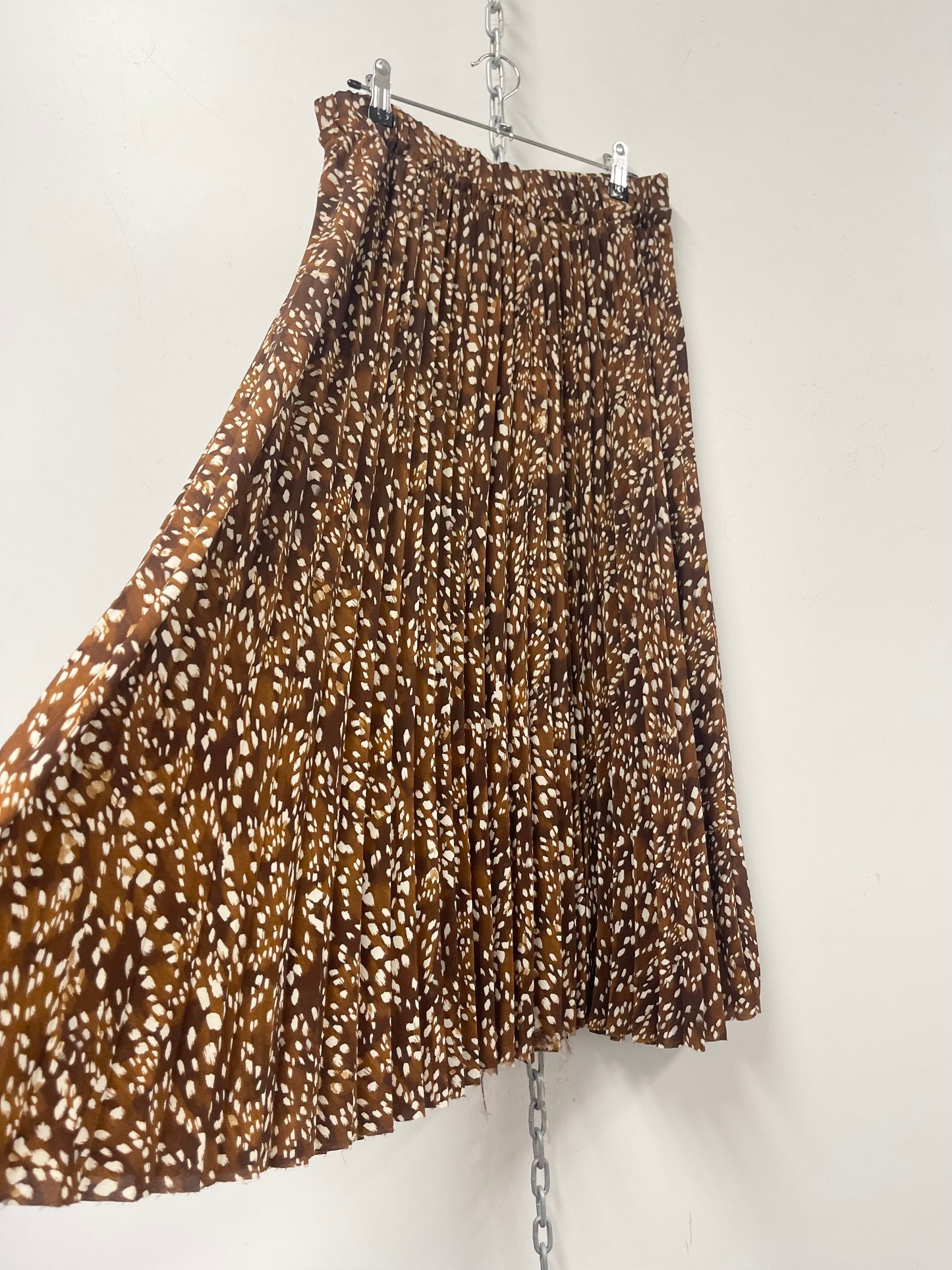 COUNTRY ROAD | Chestnut Print Pleat Skirt