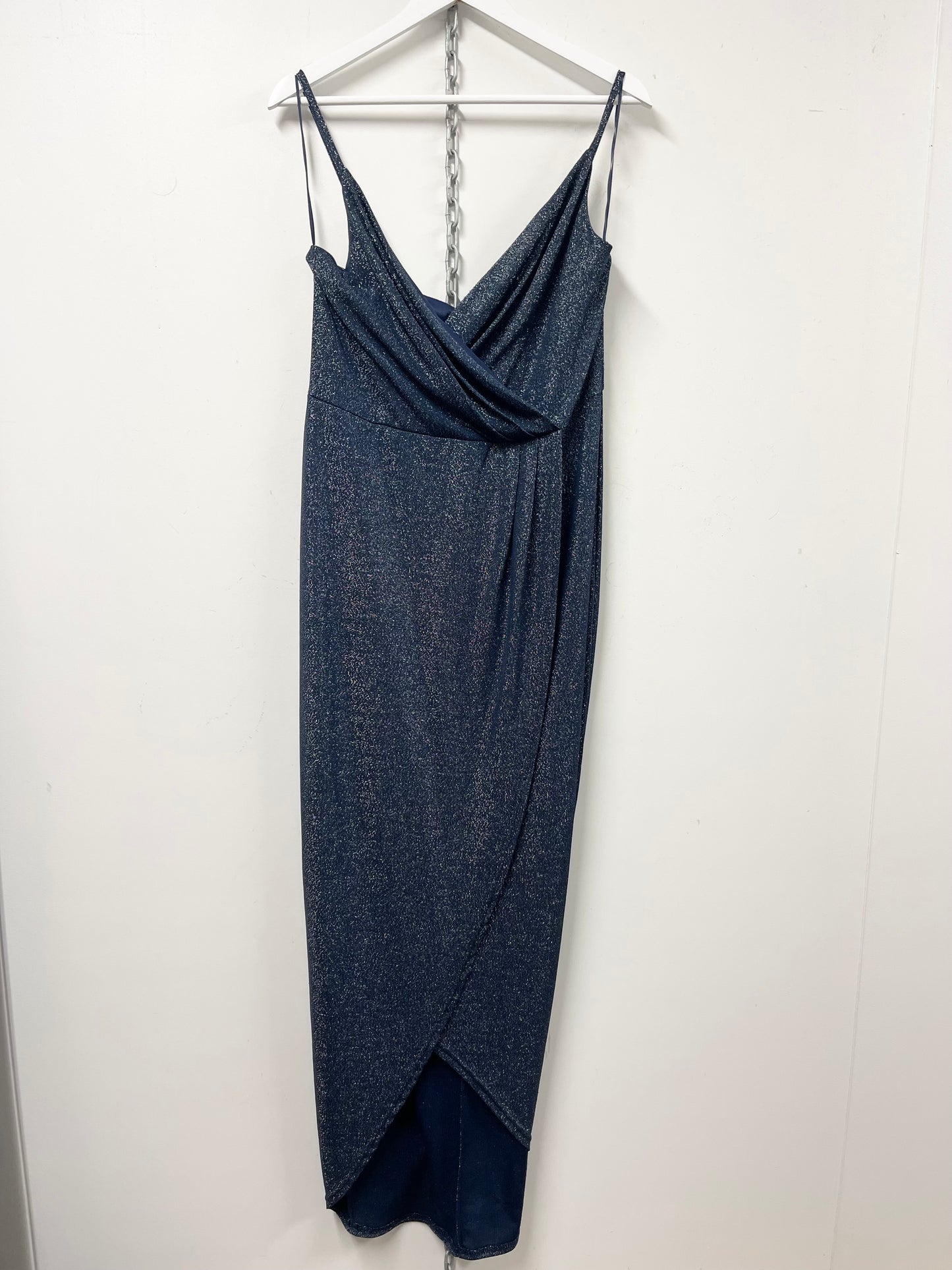 PAGANI | Glitter Knit Tulip Gown - Navy