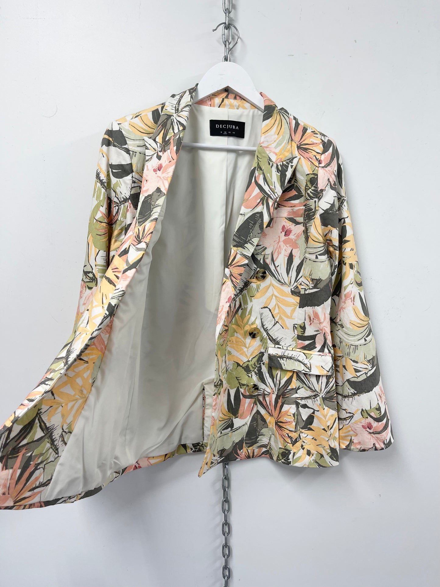 DECJUBA | Printed Boyfriend Blazer