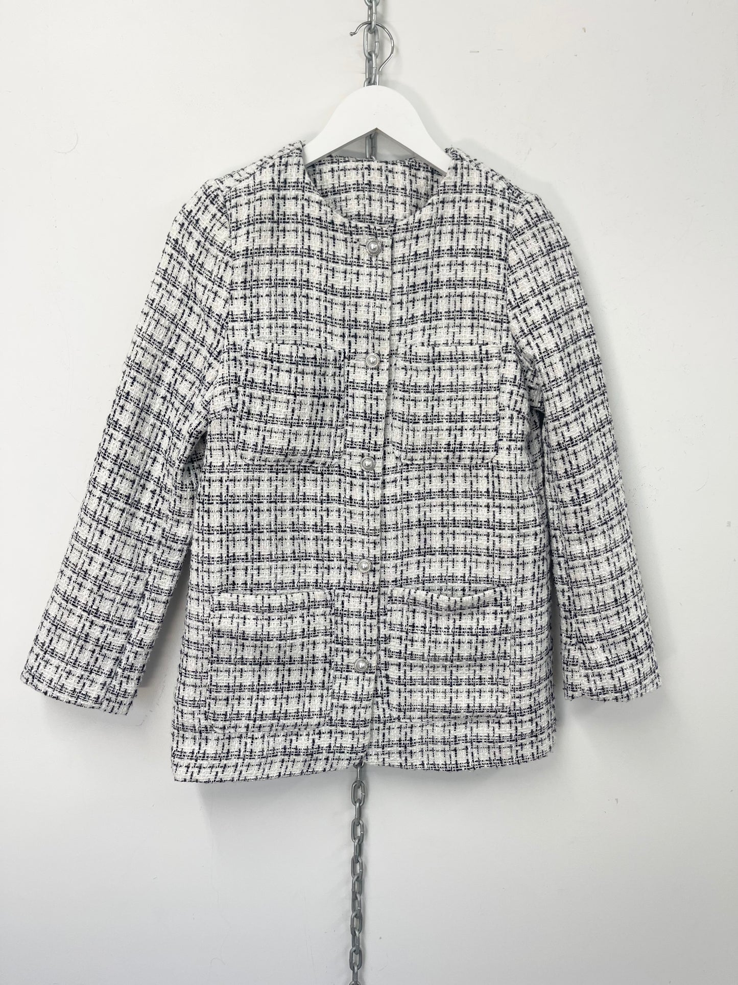 NEXT UK|  Boucle Check Jacket