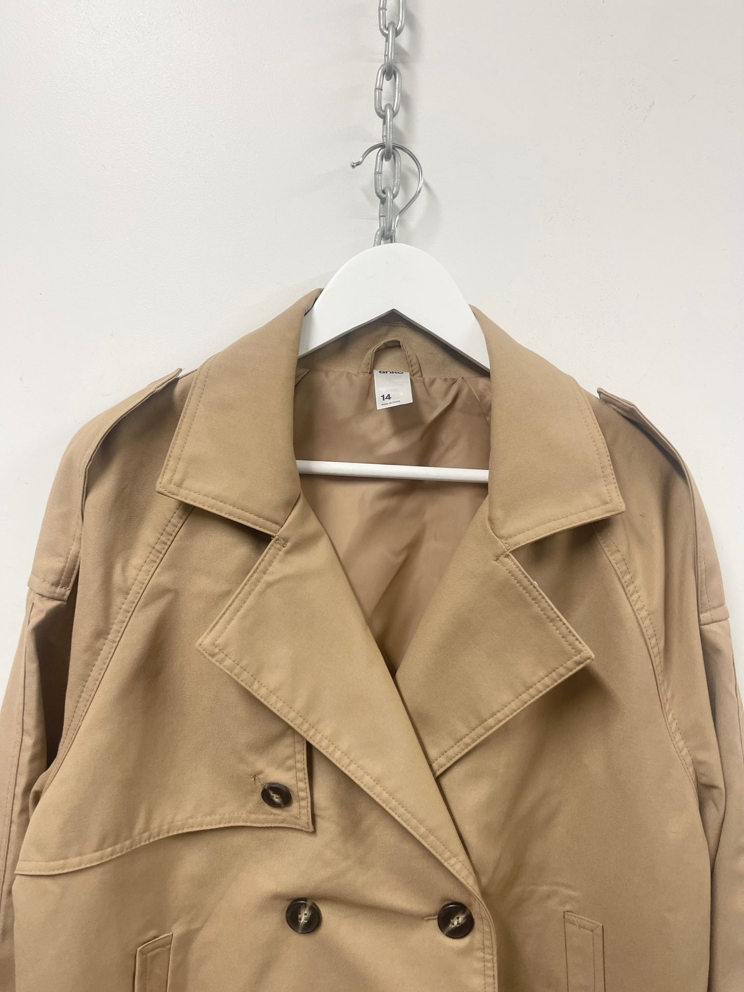 KMART  | Crop Trench Coat