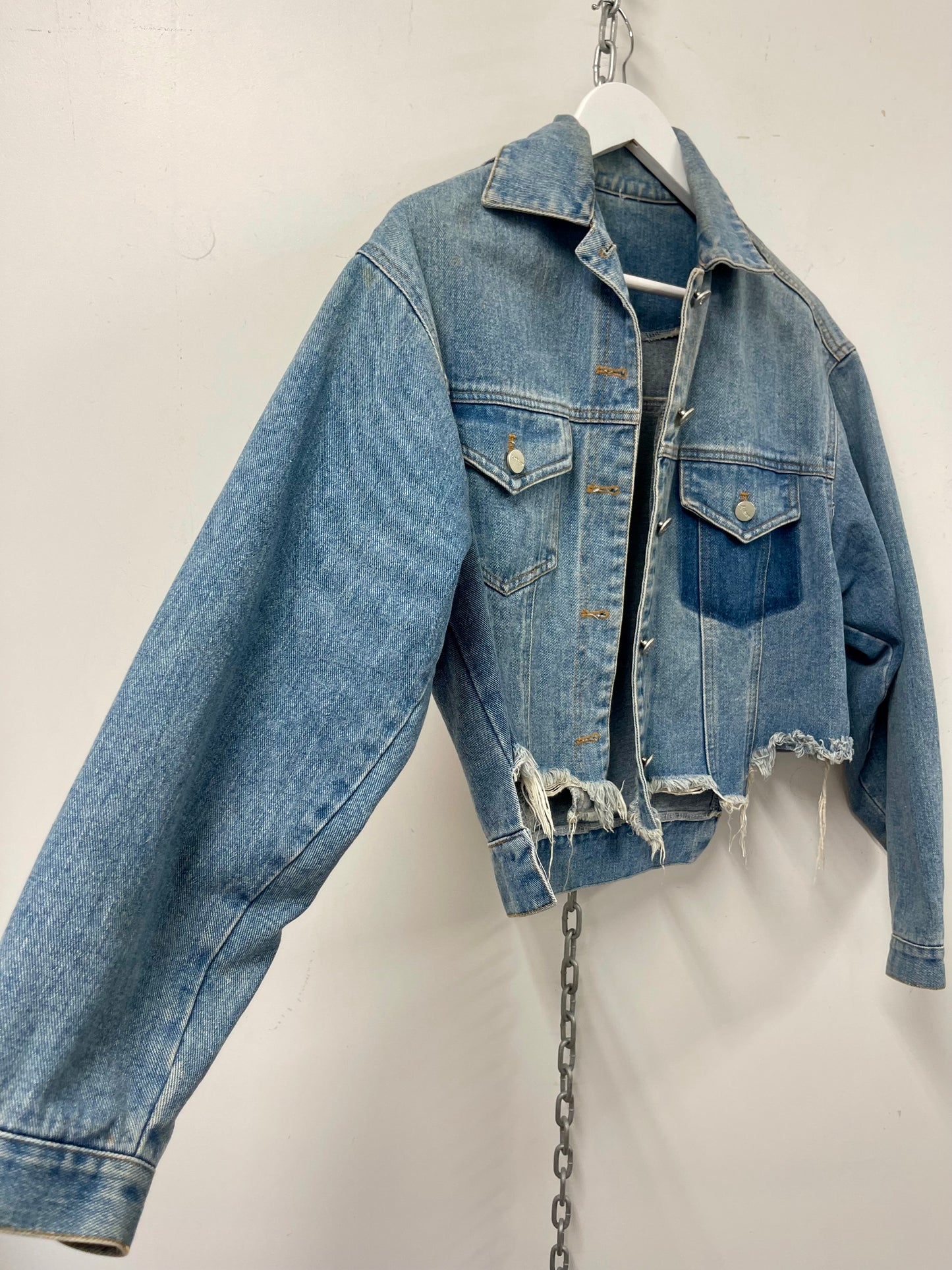 | Crop Denim Jacket