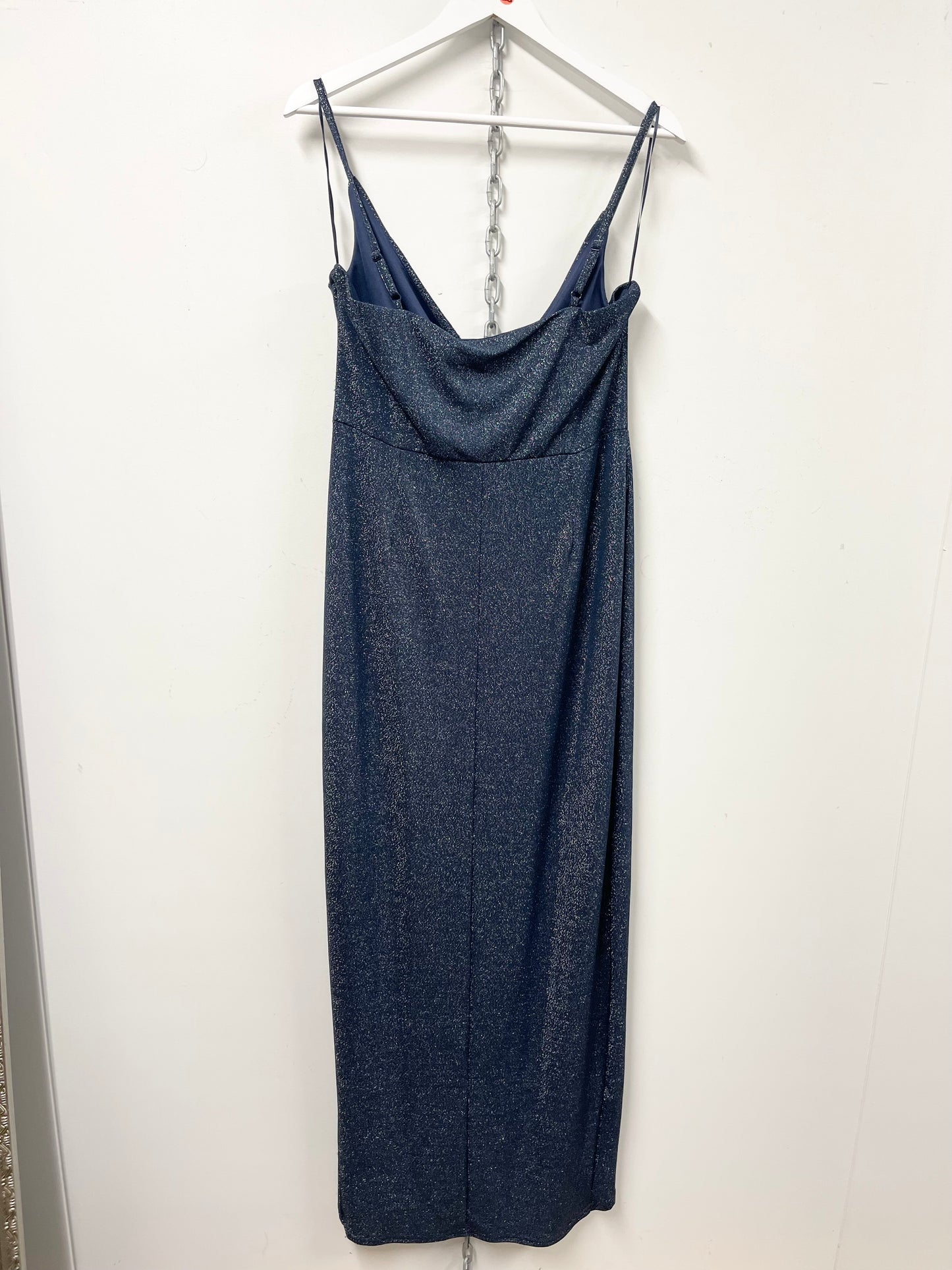 PAGANI | Glitter Knit Tulip Gown - Navy