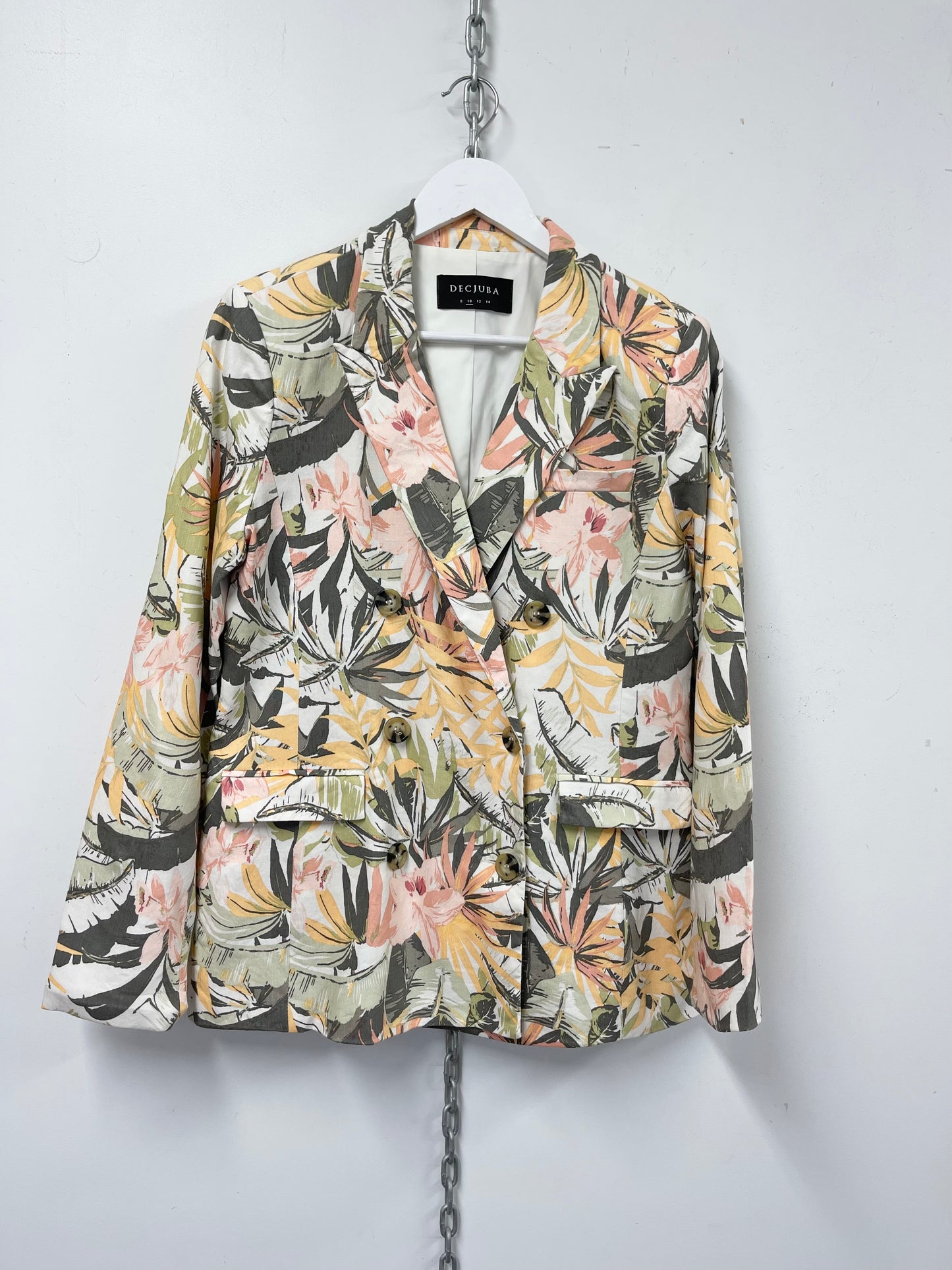 DECJUBA | Printed Boyfriend Blazer