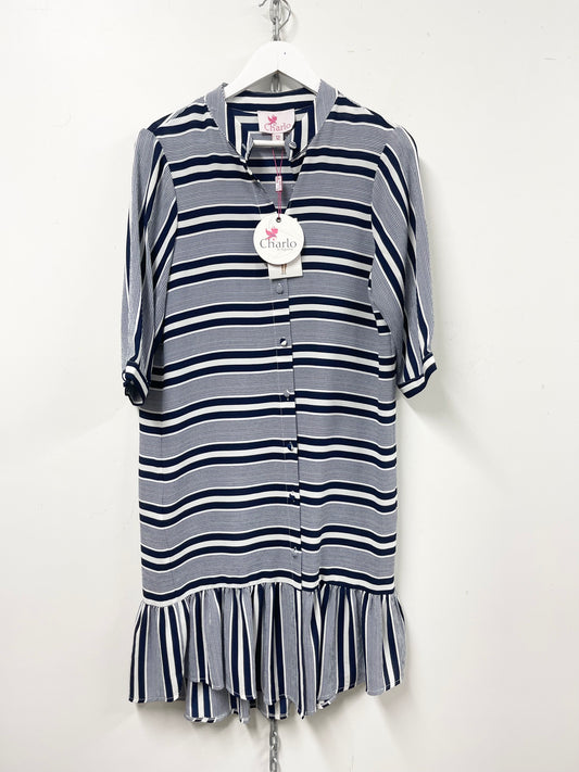 CHARLO | Nautical Shirt Dress