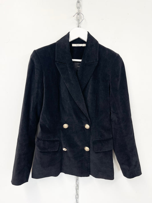 RUBY | Black Velvet Blazer