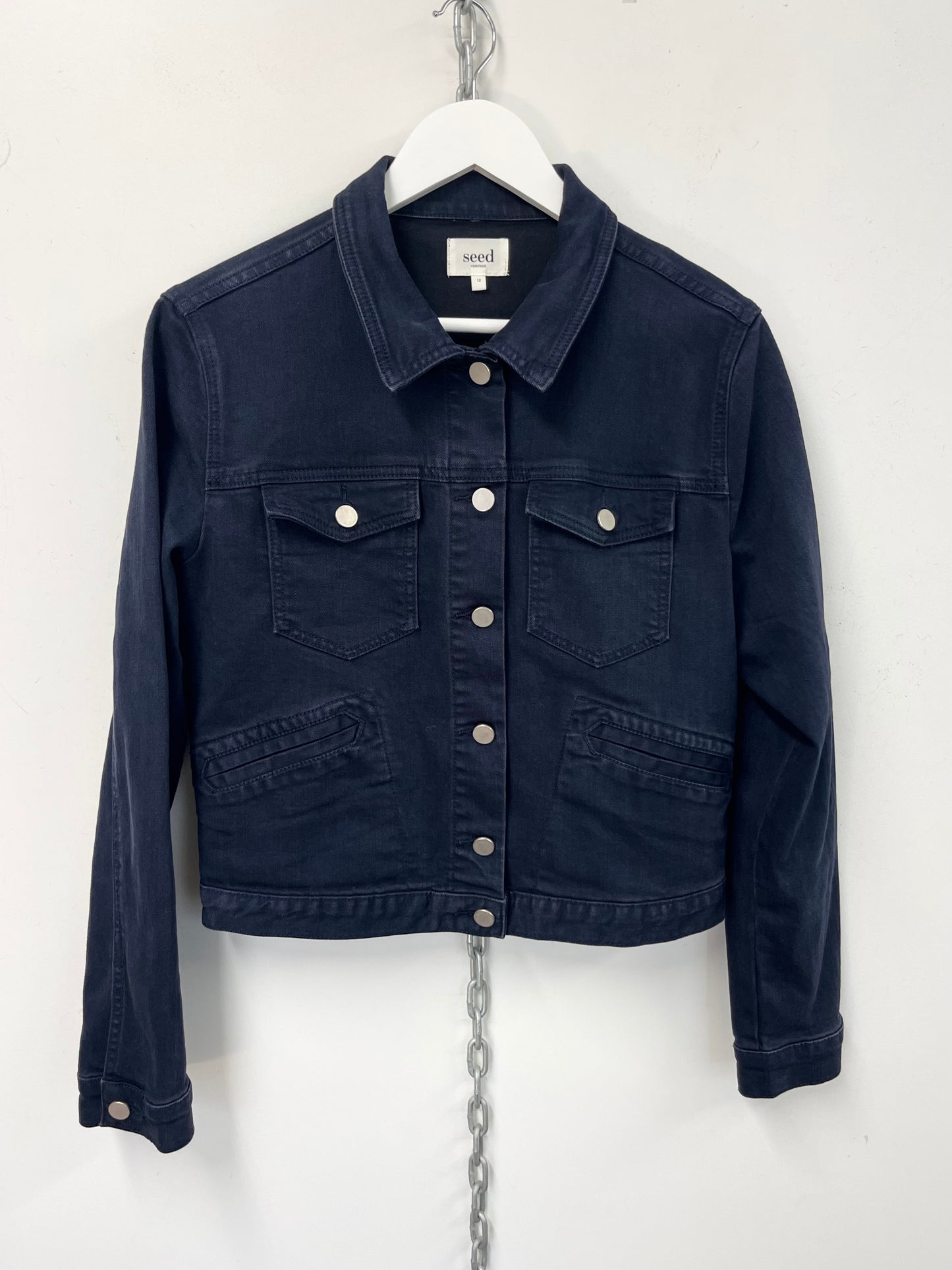 SEED | Dark Blue Denim Jacket