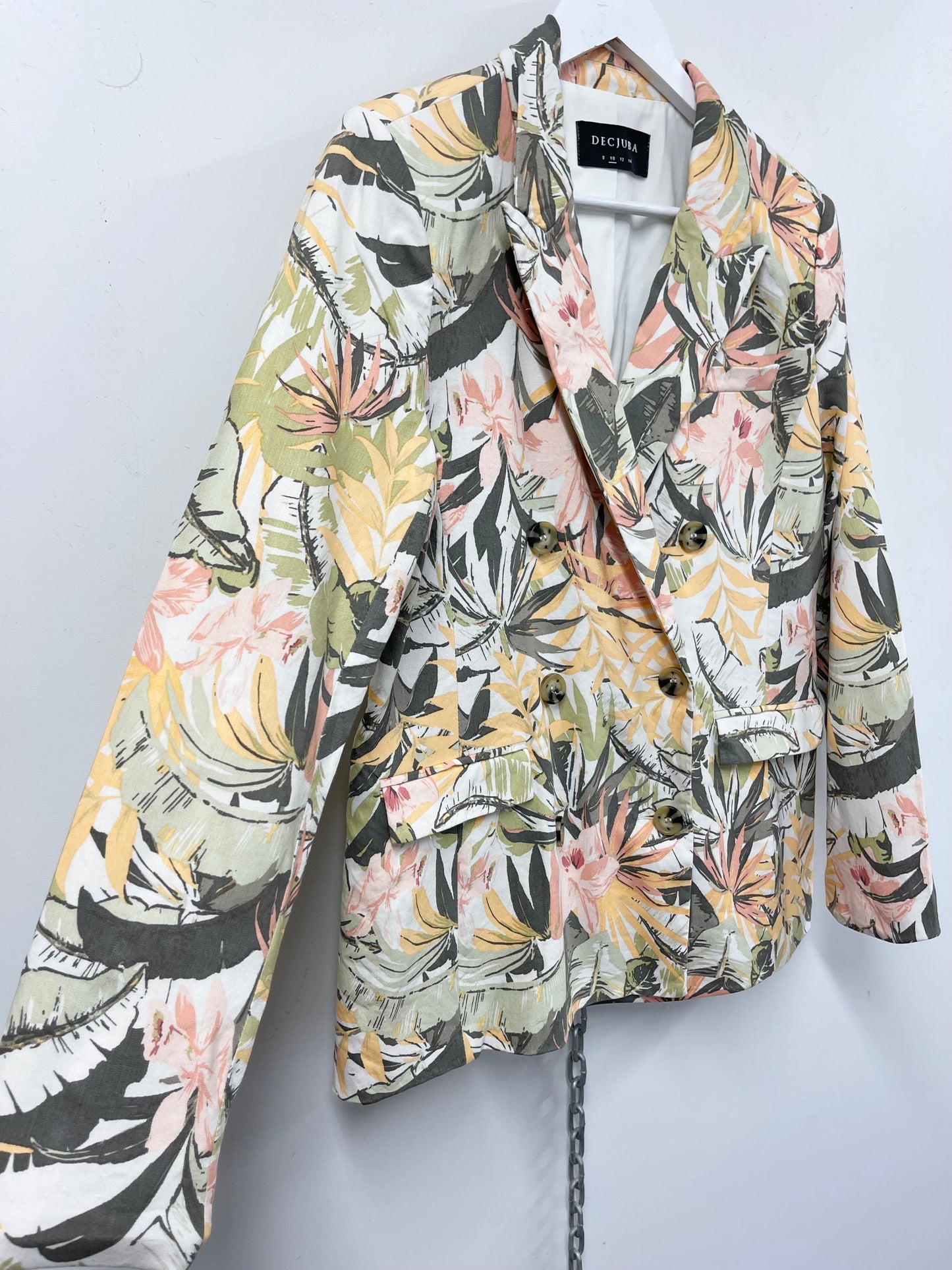 DECJUBA | Printed Boyfriend Blazer