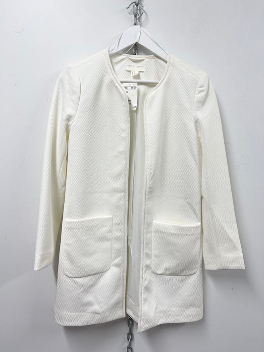 H&M | White Textured Blazer